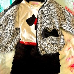 Baby girl dress and sweater set size 18 months